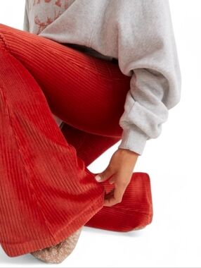 AERIE Groove On Velvet Flare Pull On Pants - XS